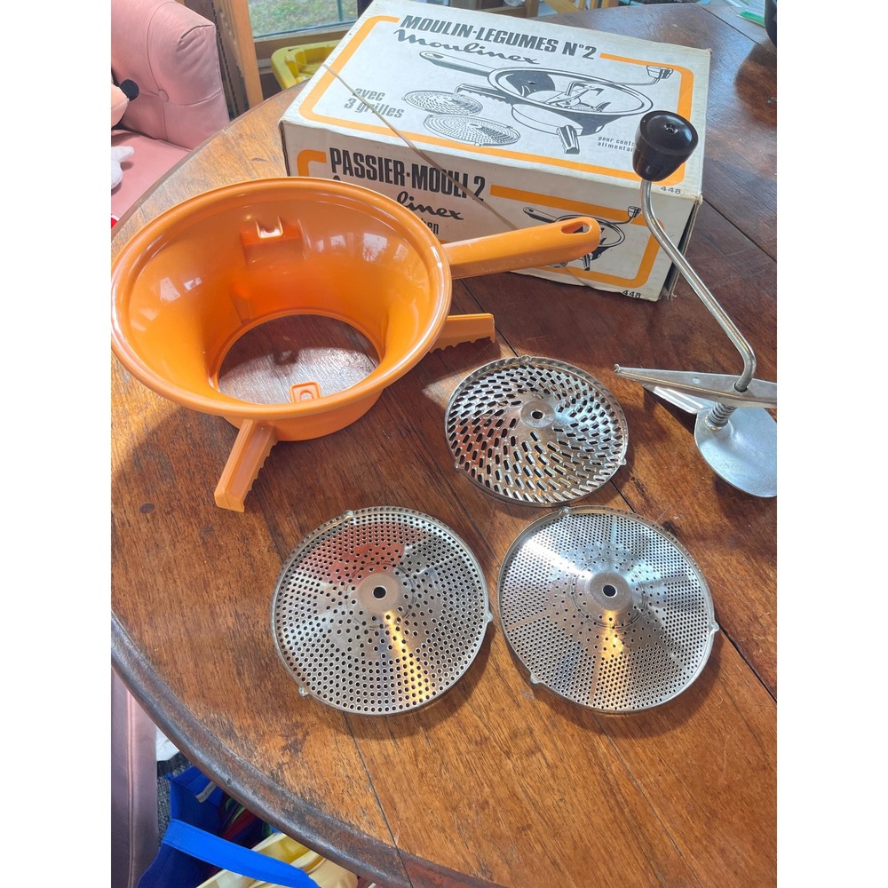 Vintage Moulin-Légumes N2 Food Mill 3 Blades Vegetable Puree Retro Kitchen Tool